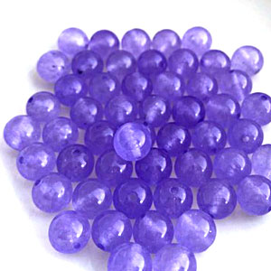 紫系翡翠の８ミリ珠（10個）