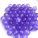 紫系翡翠の８ミリ珠
