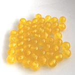 黄色系翡翠の6ミリ珠（10個）