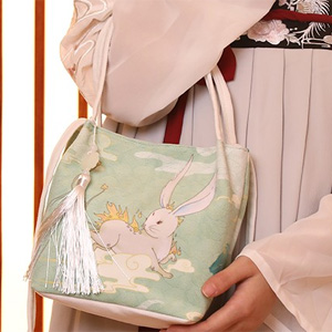 韓国歴史ドラマ　トンイの宮廷バッグ。素敵な大人チャイナうさぎのminiバッグ