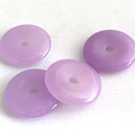 紫系天然翡翠の輪パーツ25ミリ